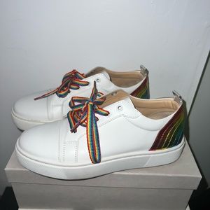 Christian Louboutin Pride Rainbow White Sneaker